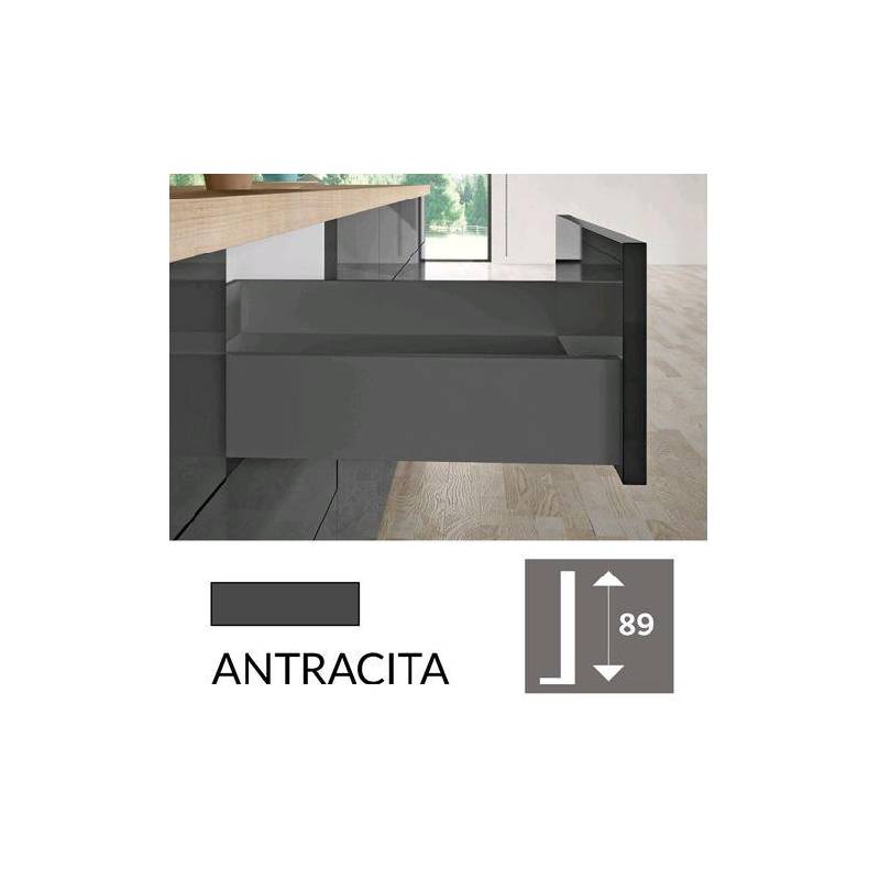 Guías Cajón S-Line 300mm H-89 Antracita | Herrajes de Andalucía