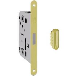 Cerradura magnética B-Forty latón satinado 50mm | Herrajes de Andalucía