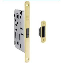 Cerradura magnética B-Smart latón satinado 50mm | Herrajes Andalucía