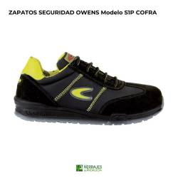 Zapato de seguridad owens modelo s1p talla42 marca cofra