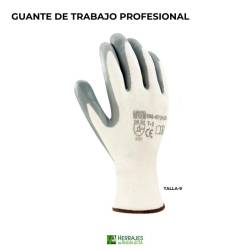 GUANTES PARA PROFESIONALES.GUANTE POLIESTER / NITRILO.. TALLA 9