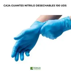 GUANTE DESECHABLE NITRILO...