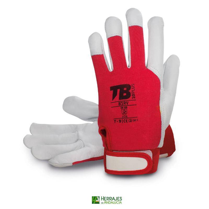 Guante Trabajo Piel + Algodón 2121 C2 | Herrajes de Andalucía