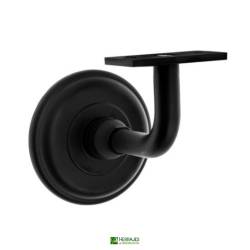 Soporte pasamanos Serie 410 negro 70 mm | Herrajes de Andalucía