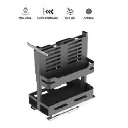 Botellero armario Modelo Parma 350mm Inther-Herrajes de Andalucía