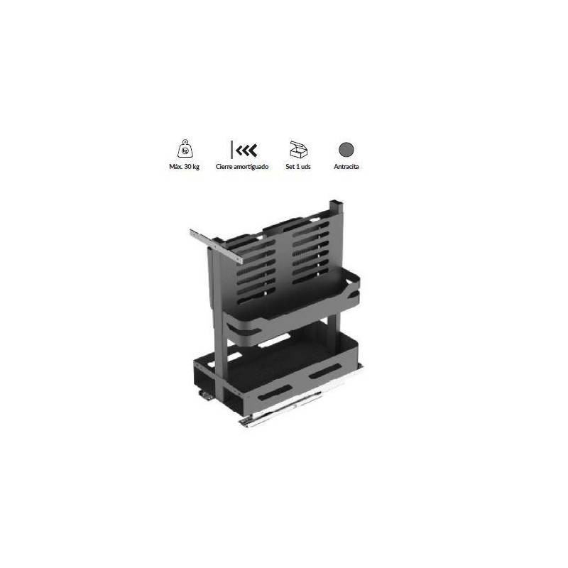 Botellero armario Modelo Parma 350mm-Herrajes de Andalucía