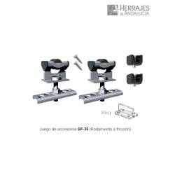 Juego SF-35 Saheco para Puertas Correderas | Herrajes de Andalucía