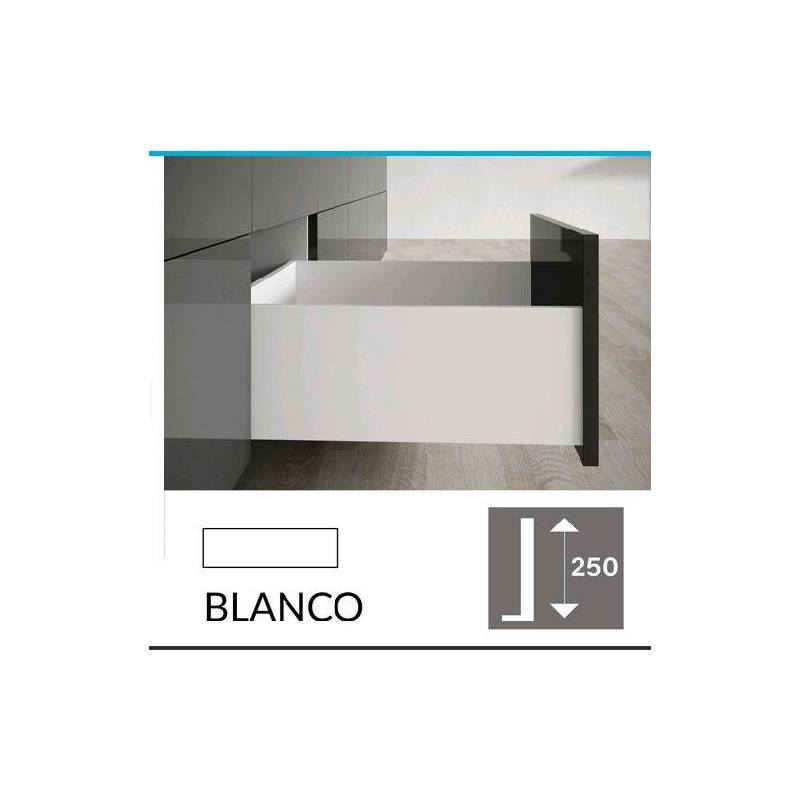 Guías Cajón S-Line 450mm H-250 Blanco | Herrajes de Andalucía