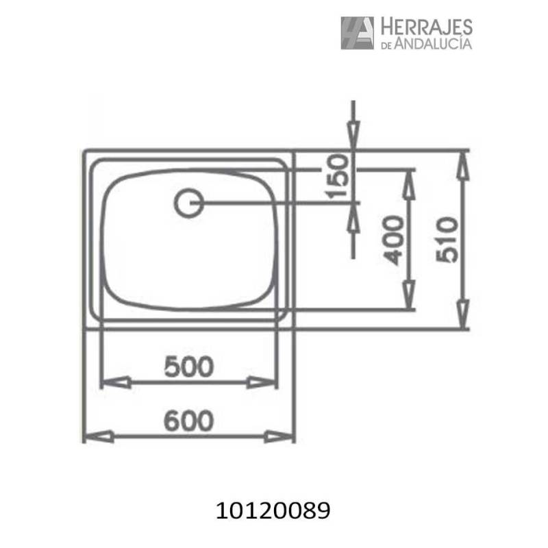 Medidas-Fregadero Modelo Universo Teka-Herrajes de Andalucía