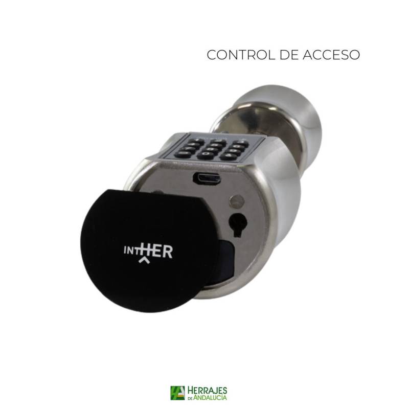 Control de acceso Inther-cilindro electrónico-Herrajes de Andalucía