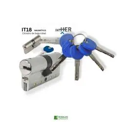 Cilindro alta seguridad modelo IT18 Inther. Herrajes de Andalucía