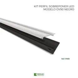 KIT PERFIL LED SOBREPONER...