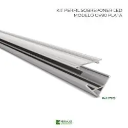 KIT PERFIL LED SOBREPONER...