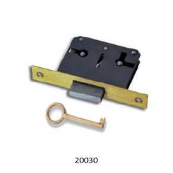 Cerradura armario 200/30 llave oro | Herrajes de Andalucía