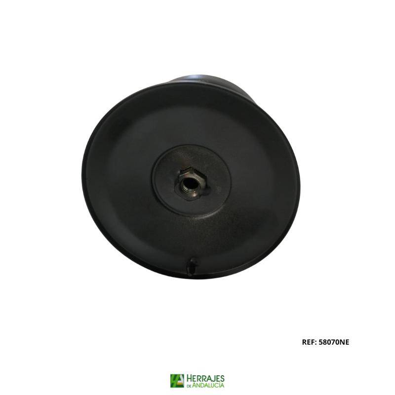 Pomo Redondo Exterior Negro | Herrajes de Andalucía