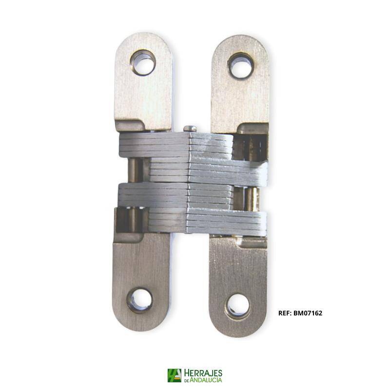 Bisagra Oculta BM07162 60 kg Níquel | Herrajes de Andalucía