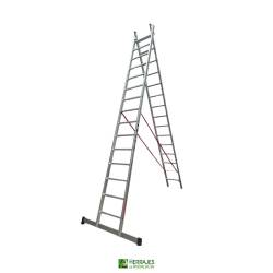 Escalera profesional 4 metros x 2 tramos-Herrajes de Andalucía