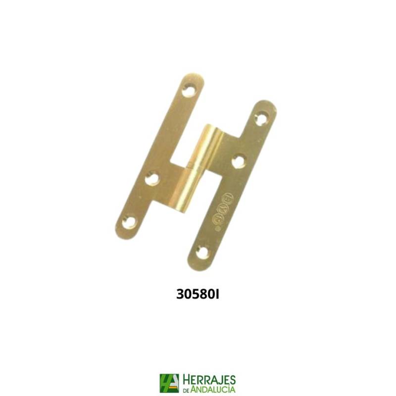Pernio 305/80 latón izquierda | Herrajes de Andalucía
