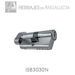 Cilindro Serreta I5 Pomo 30x30mm níquel | Herrajes de Andalucía