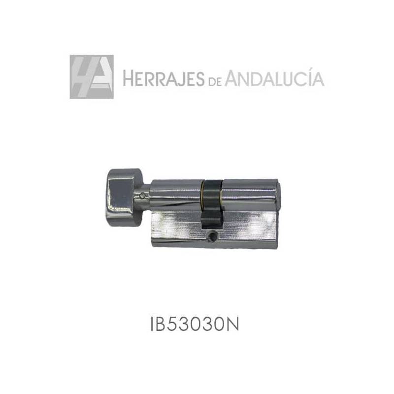 Cilindro Serreta I5 Pomo 30x30mm níquel | Herrajes de Andalucía