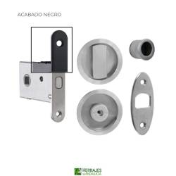 Kit Corredera Condena Modelo 101 Negro | Herrajes de Andalucía