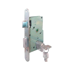 Cerradura embutir puertas de madera con cilindro 40mm Inther-Herrajes de Andalucía