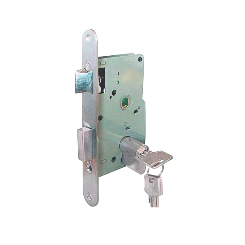 Cerradura embutir puertas de madera con cilindro 40mm Inther-Herrajes de Andalucía