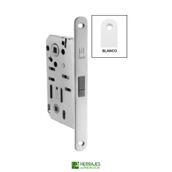 Cerradura magnética modelo B-SMART-perfil blanco-con condena-Herrajes de Andalucía