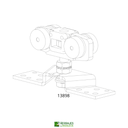 Accesorio Float Carril plegable capacidad hasta 50kg-Herrajes de Andalucía