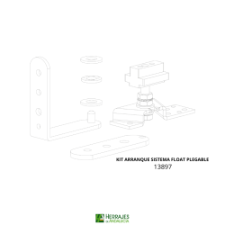 Kit arranque Float plegable capacidad carga 50kg-Herrajes de Andalucía