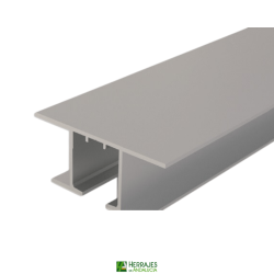 Guía superior falso techo-Sistema Float 120/160 aluminio 6 metros-Herrajes de Andalucía