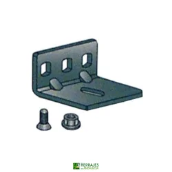 Soporte de pared para perfiles Float y Alfa12-Herrajes de Andalucía