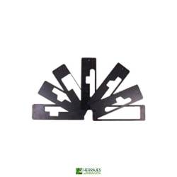 BASE METÁLICA PERFORADAS /...