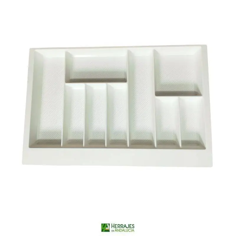 Cubertero cajón S-Line blanco 800cm-Herrajes de Andalucía