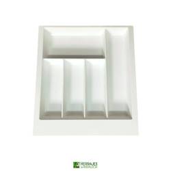 Cubertero cajón Modelo S-Line Inther 500mm  blanco-Herrajes de Andalucía