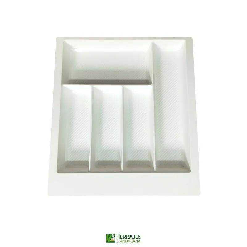 Cubertero cajón 500cm blanco-Herrajes de Andalucía