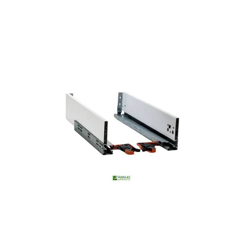 Guías Cajón S-Line 400mm H-121 Antracita | Herrajes de Andalucía