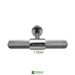 Tirador mueble Rombo aluminio níquel satinado-Herrajes de Andalucía