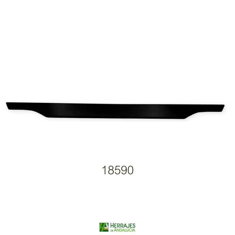 Tirador mueble Kubic negro 430mm-Herrajes de Andalucía