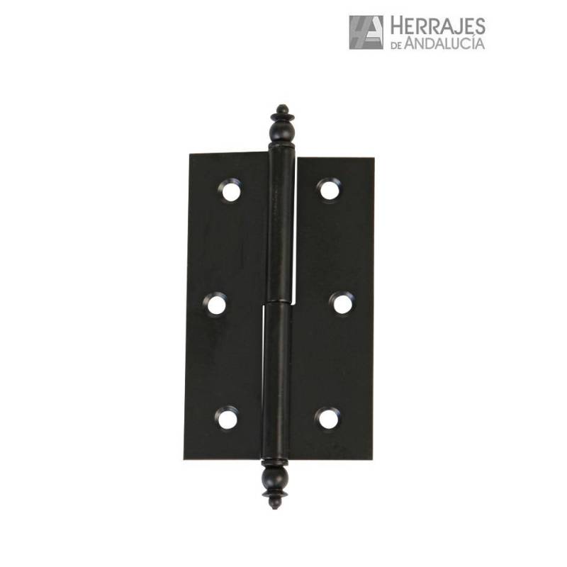Bisagra negra izquierda Mod.541 Amig-Herrajes de Andalucía