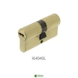 Cilindro básico Inther Modelo i6 40x40mm latón-Herrajes de Andalucía