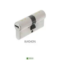 cilindro básico seguridad I6 Inther 40x40mm níquel-Herrajes de Andalucía