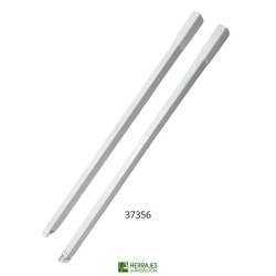 Juego varilla HIPLUS rectangular superior 500 blanca Inther-Herrajes de Andalucía