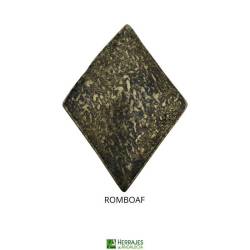 Clavo rústico para puerta en bronce diseño rombo-Herrajes de Andalucía