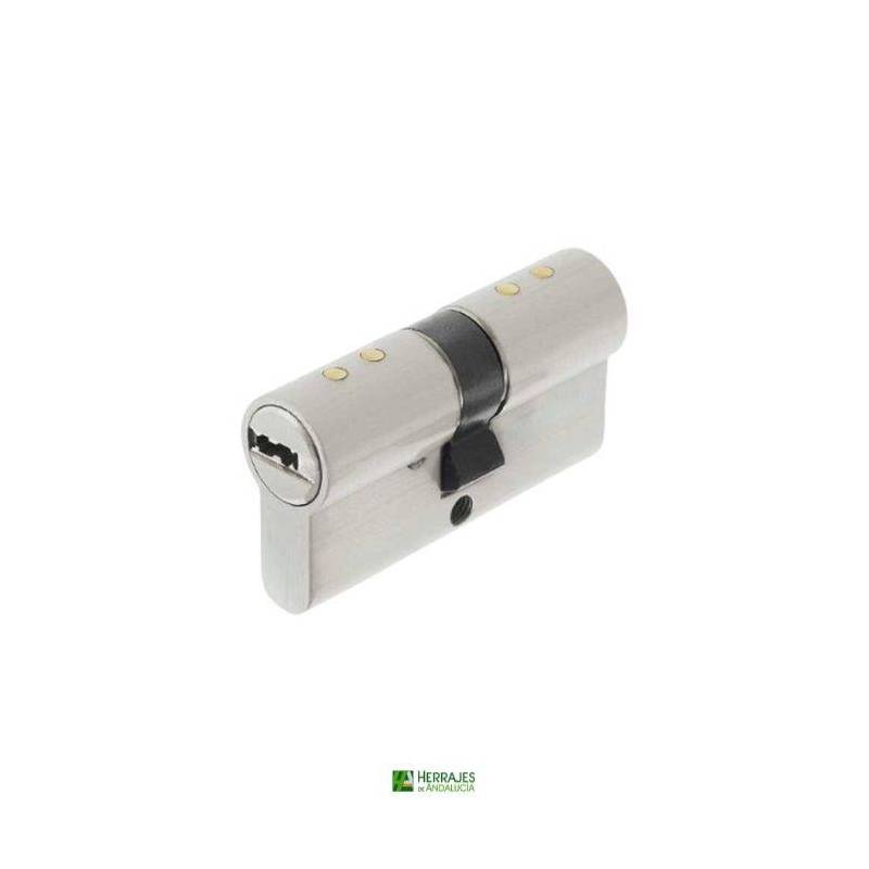Cilindro H6 seguridad níquel-Herrajes de Andalucía