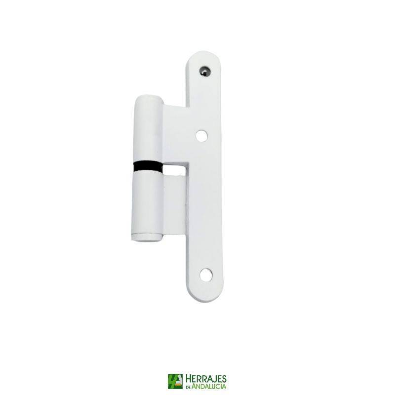Pernio blanco derecha modelo 305-100mm perfil redondo-Herrajes de Andalucía