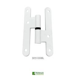 Pernio izquierda blanco 100mm-Herrajes de Andalucía