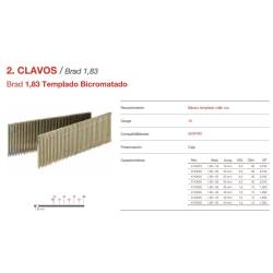 CLAVOS BRAD TEMPLADO 1.83...