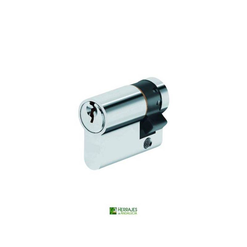 Cilindro H5 30x10mm níquel-Herrajes de Andalucía