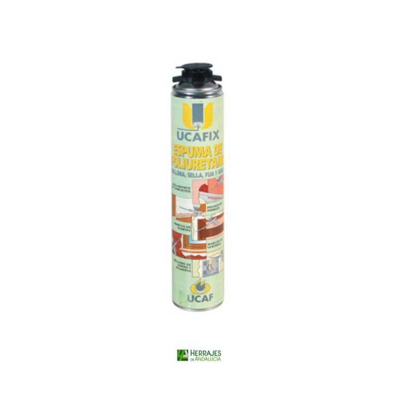Espuma Poliuretano 750ml con pistola-Herrajes de Andalucía